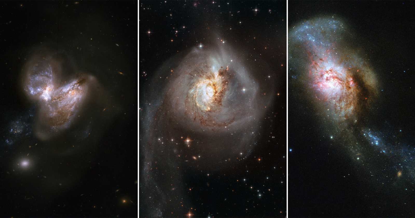 Six incredible pictures of galaxy collision